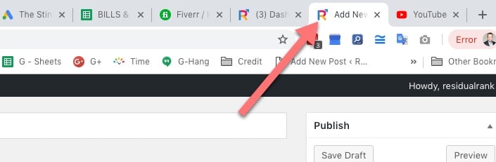 changing the favicon in wordpress